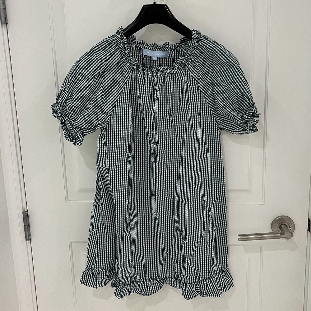 NWOT Hill House Home Emerald Gingham Katherine Nap Dress XS
